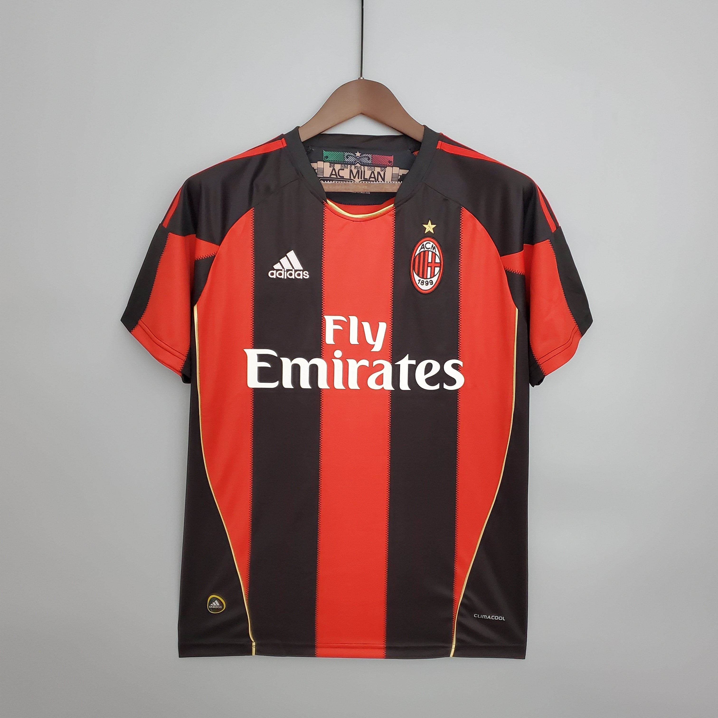 CAMISETA AC MILAN X 10/11 HOMBRE (RETRO)