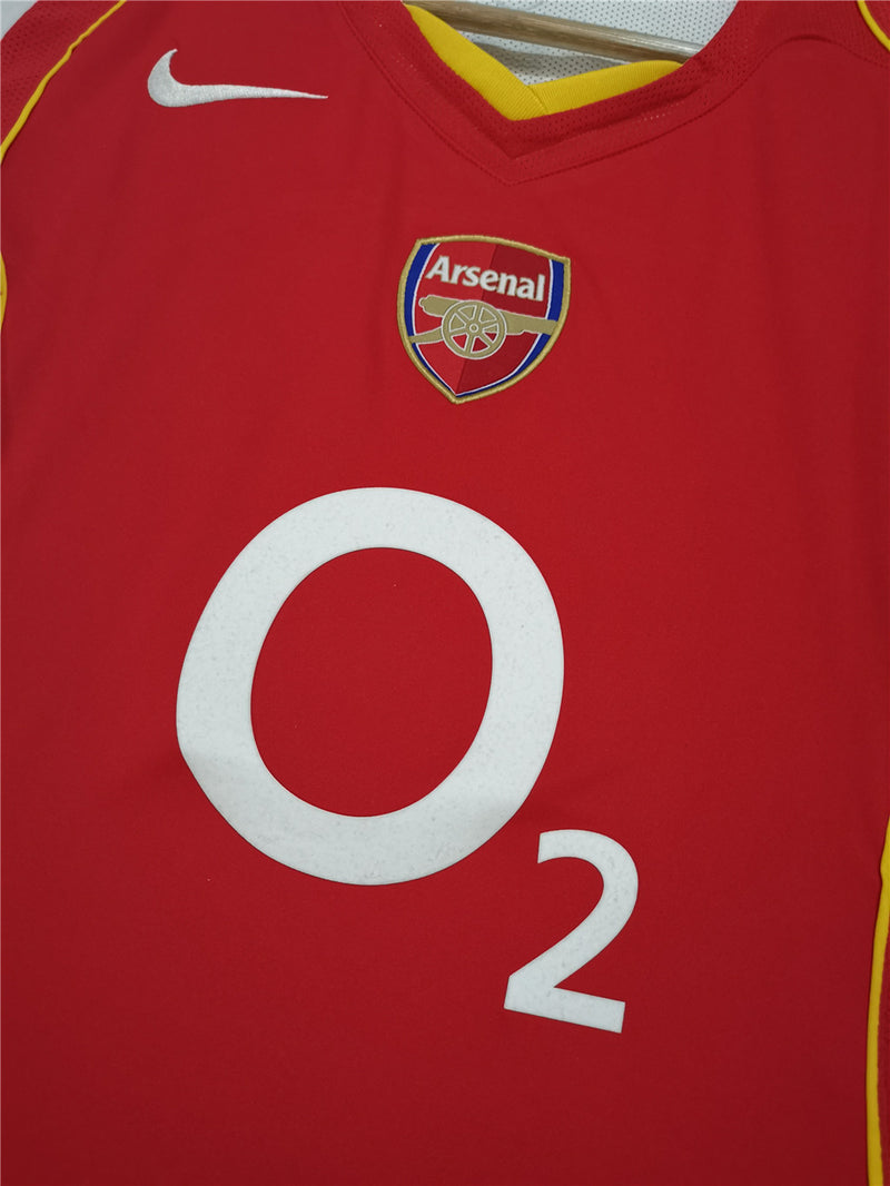 CAMISETA ARSENAL I 04/05 HOMBRE (RETRO) MANGA LARGA