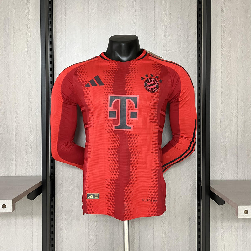 CAMISETA BAYERN DE MUNICH I 24/25 MANGA LARGA HOMBRE (VERSIÓN JUGADOR)