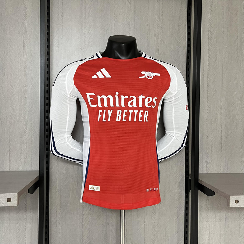 CAMISETA ARSENAL 24/25 MANGA LARGA HOMBRE (VERSIÓN JUGADOR)