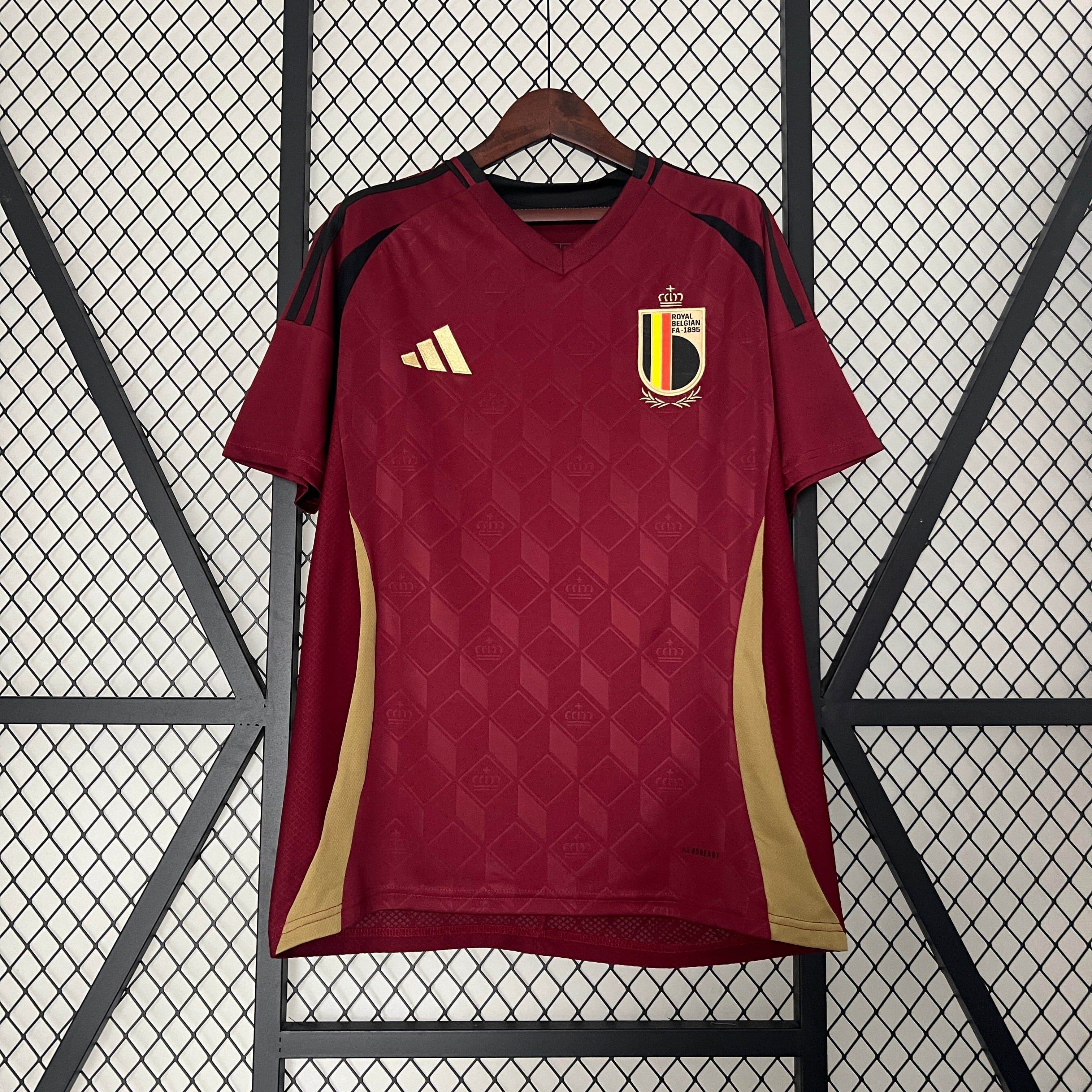 CAMISETA BELGICA I EURO 2024 HOMBRE (VERSIÓN FAN) - ZonaCamisetas