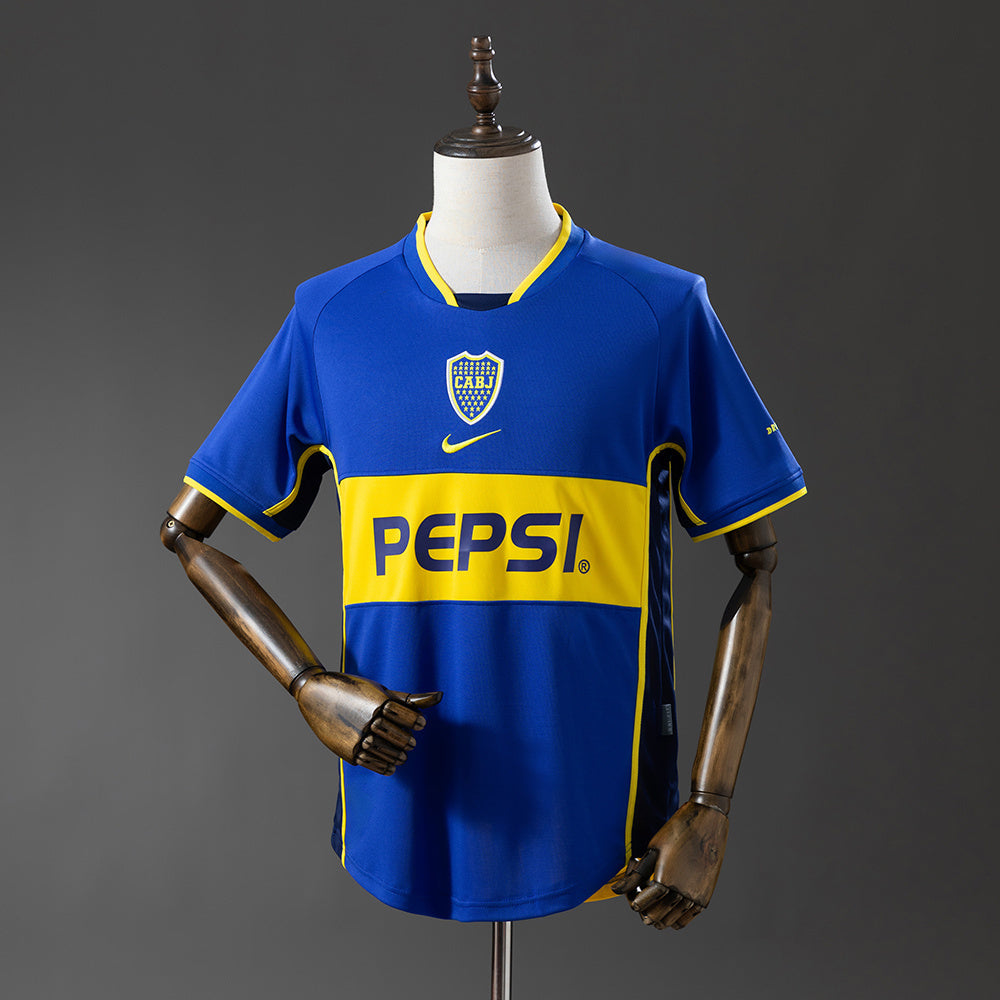 CAMISETA BOCA JUNIORS 02/03 HOMBRE (RETRO)