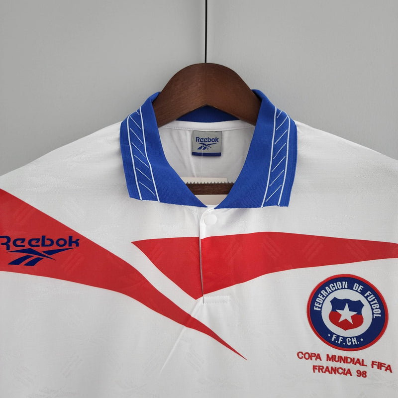 CAMISETA CHILE Il 1998 HOMBRE MANGA LARGA (RETRO)