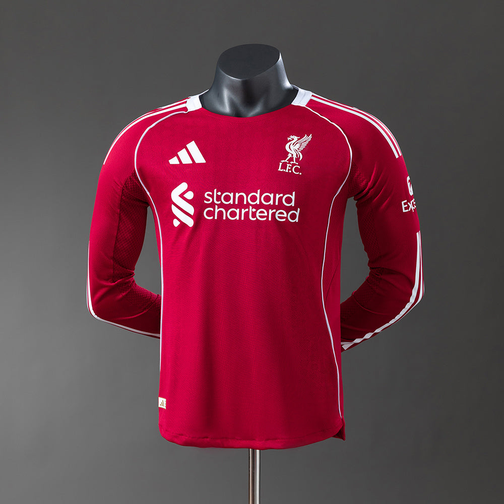 CAMISETA LIVERPOOL I 25/26 MANGA LARGA HOMBRE (VERSIÓN JUGADOR)