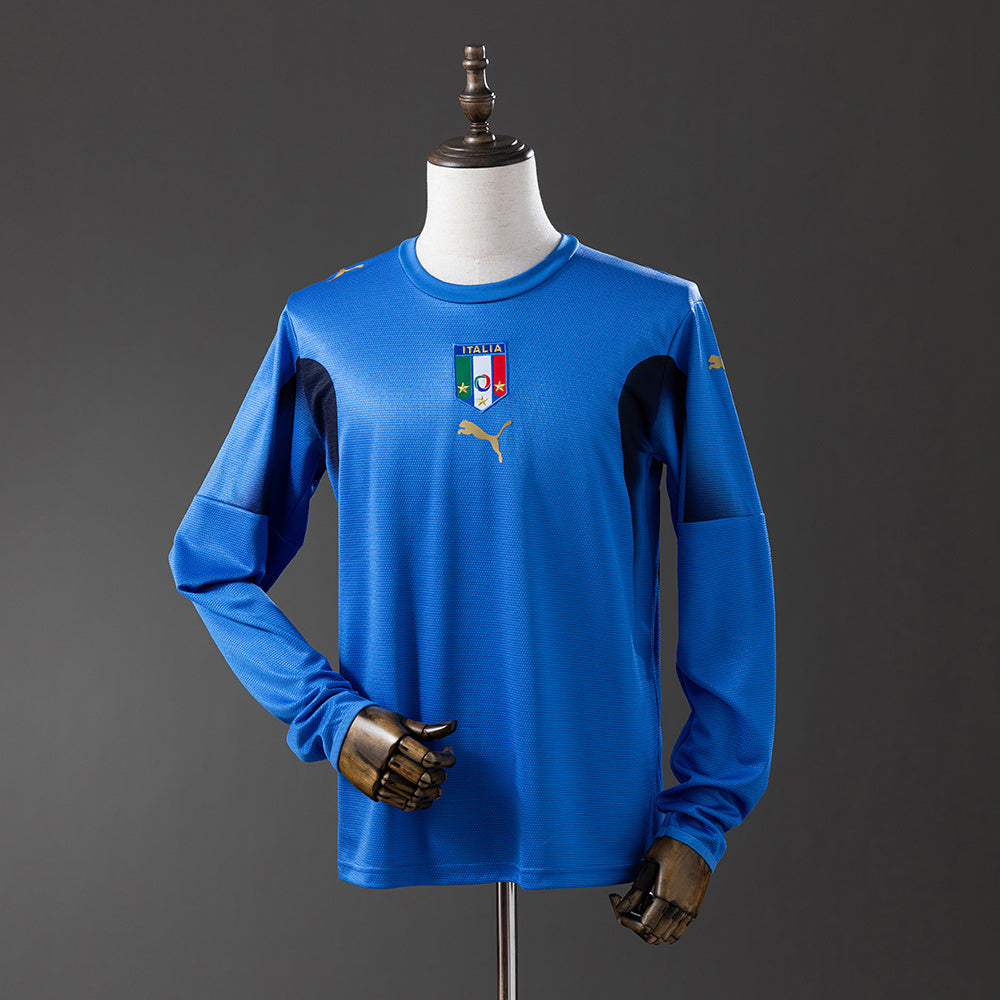 CAMISETA ITALIA I 2006 HOMBRE MANGA LARGA (RETRO)