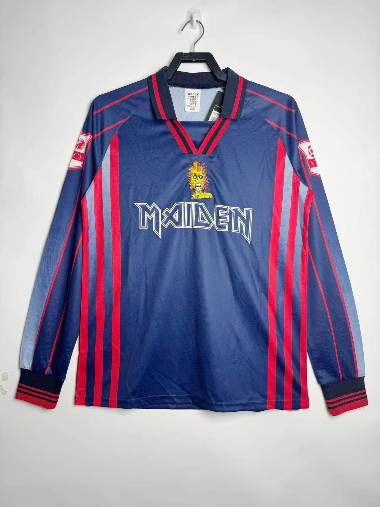 CAMISETA WEST HAM IRON MAIDEN 1998 HOMBRE (RETRO) MANGA LARGA - ZonaCamisetas