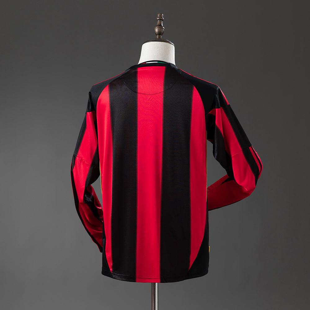 CAMISETA AC MILAN I 10/11 MANGA LARGA HOMBRE (RETRO)