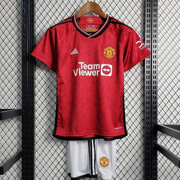 CAMISETA MANCHESTER UNITED I 23/24 CONJUNTO INFANTIL - Zona Camisetas