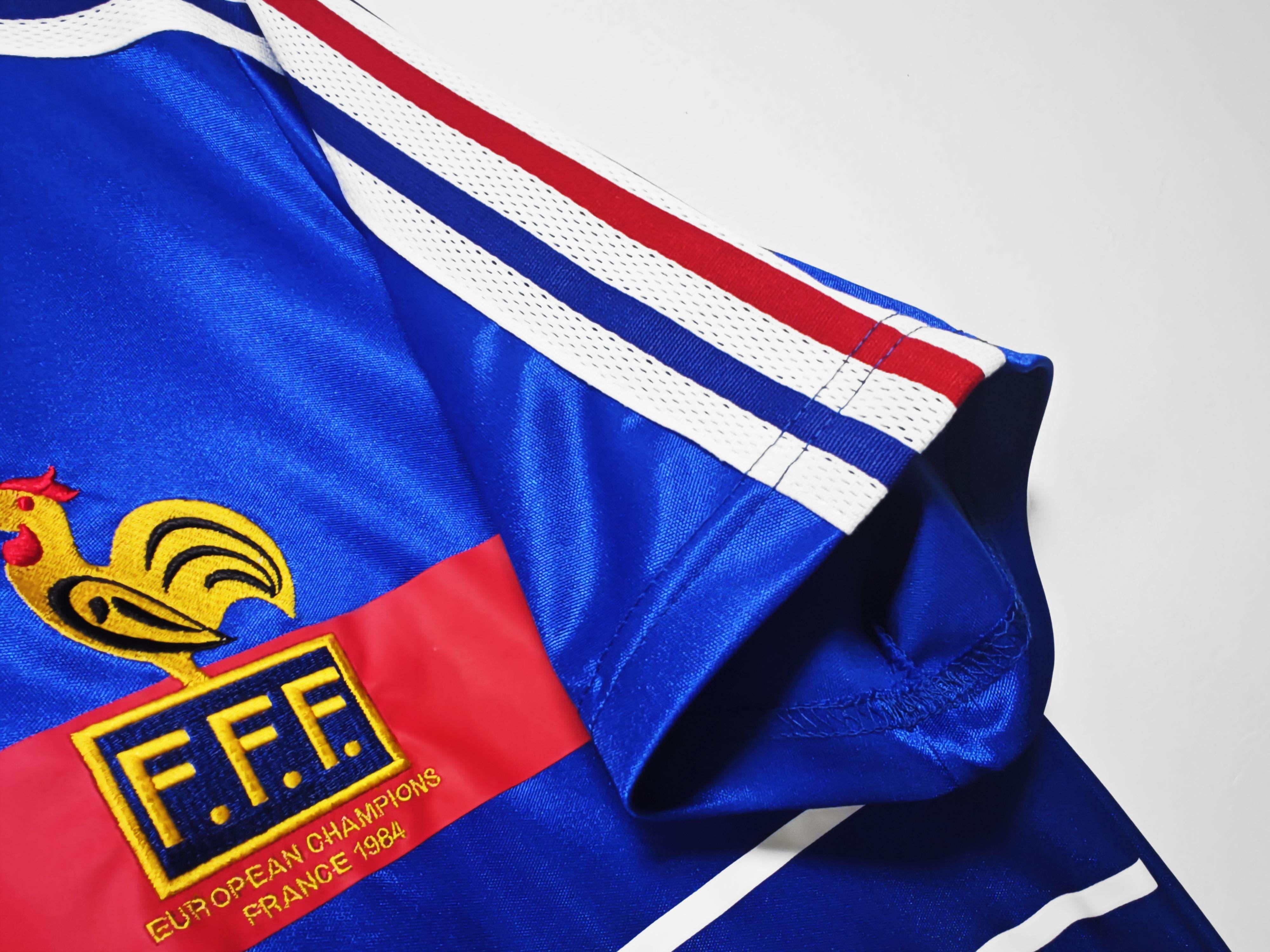 CAMISETA FRANCIA I 84 HOMBRE (RETRO) - ZonaCamisetas
