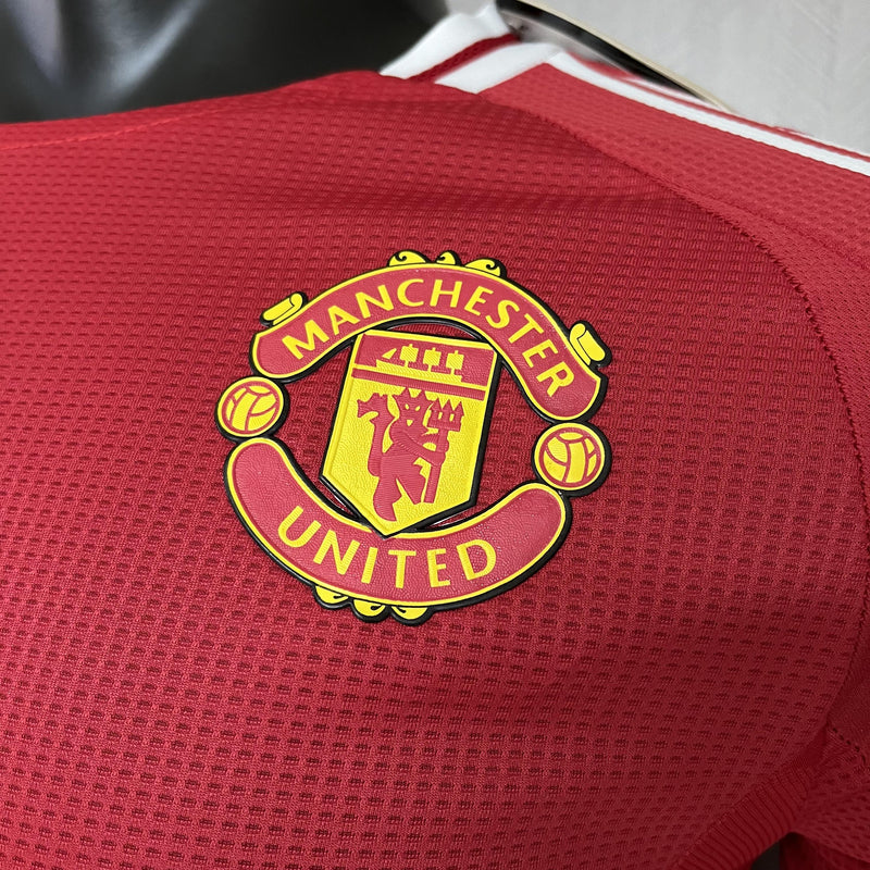 CAMISETA MANCHESTER UNITED I 24/25 MANGA LARGA HOMBRE (VERSIÓN JUGADOR)