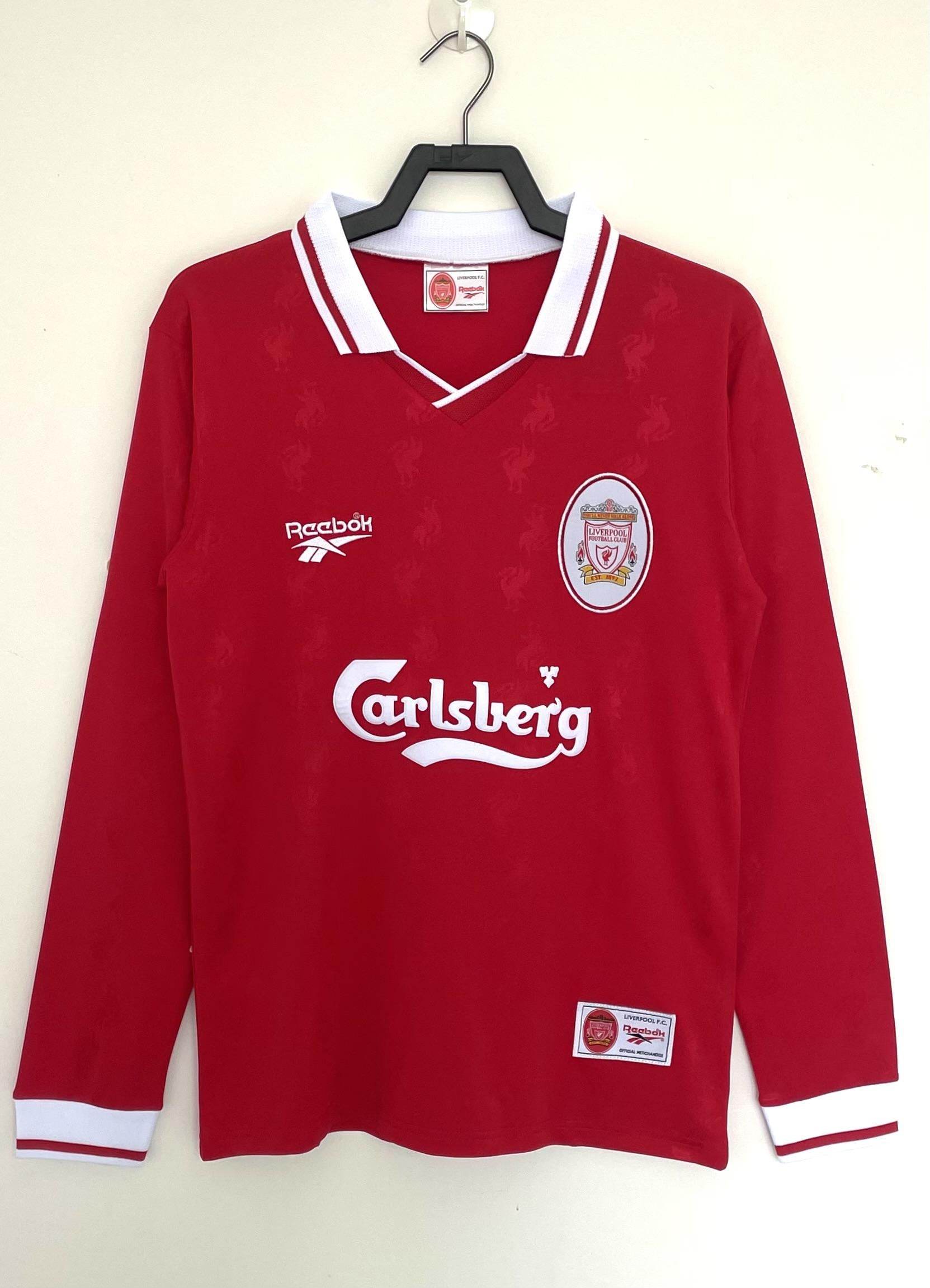 CAMISETA LIVERPOOL I 96/97 MANGA LARGA HOMBRE (RETRO) - ZonaCamisetas