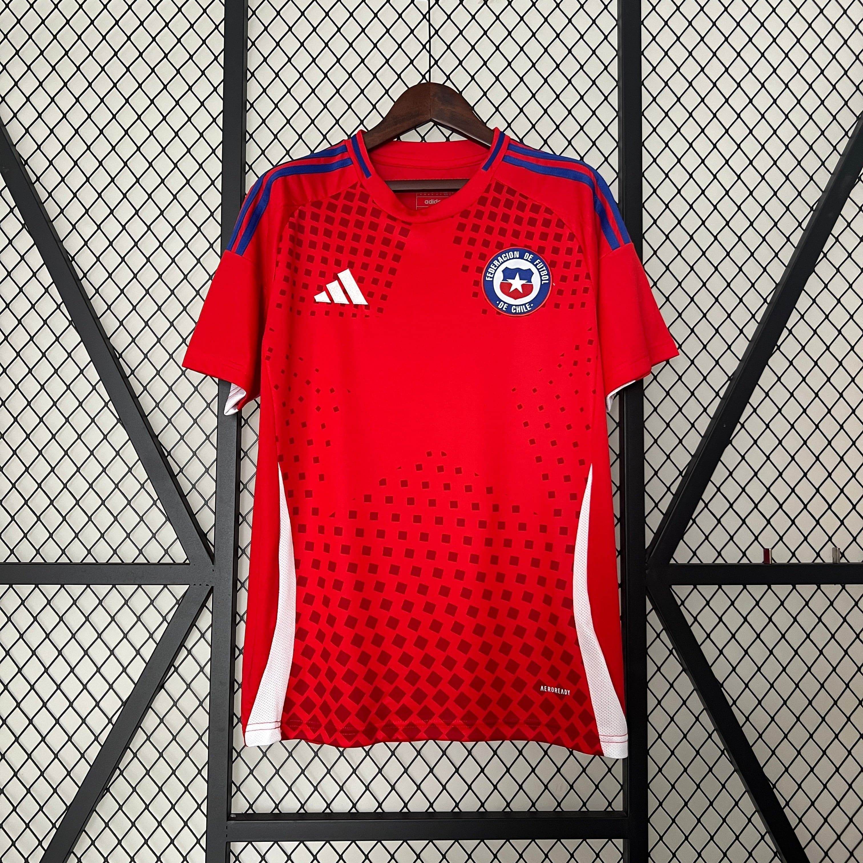 CAMISETA CHILE I COPA AMÉRICA 2024 HOMBRE (VERSIÓN FAN) - ZonaCamisetas