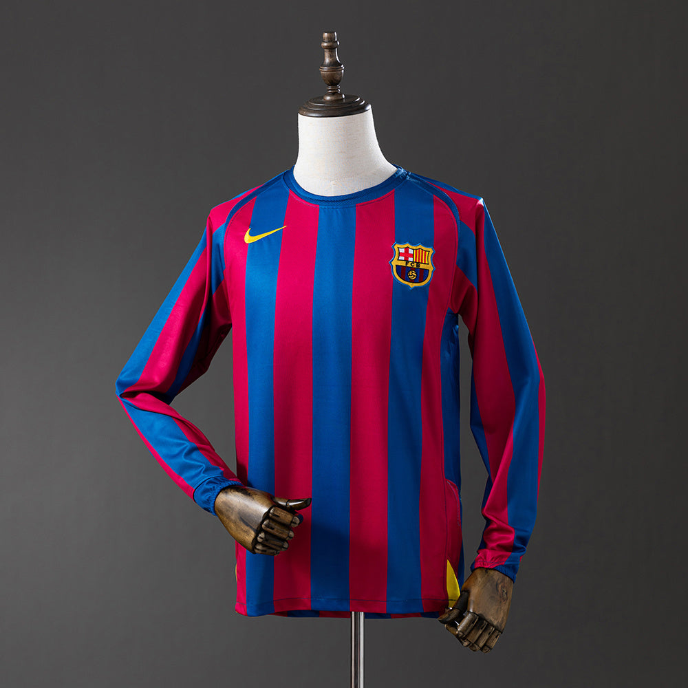CAMISETA BARCELONA I 05/06 HOMBRE (RETRO) MANGA LARGA