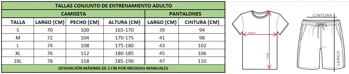 CONJUNTO CORTO REAL MADRID ENTRENAMIENTO II 23/24 HOMBRE