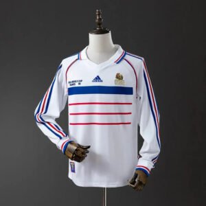 000040ec CAMISETA FRANCIA II 1998 MANGA LARGA HOMBRE (RETRO) - Zona Camisetas