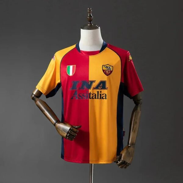 00380575 CAMISETA ROMA I 01/02 HOMBRE (RETRO) - Zona Camisetas