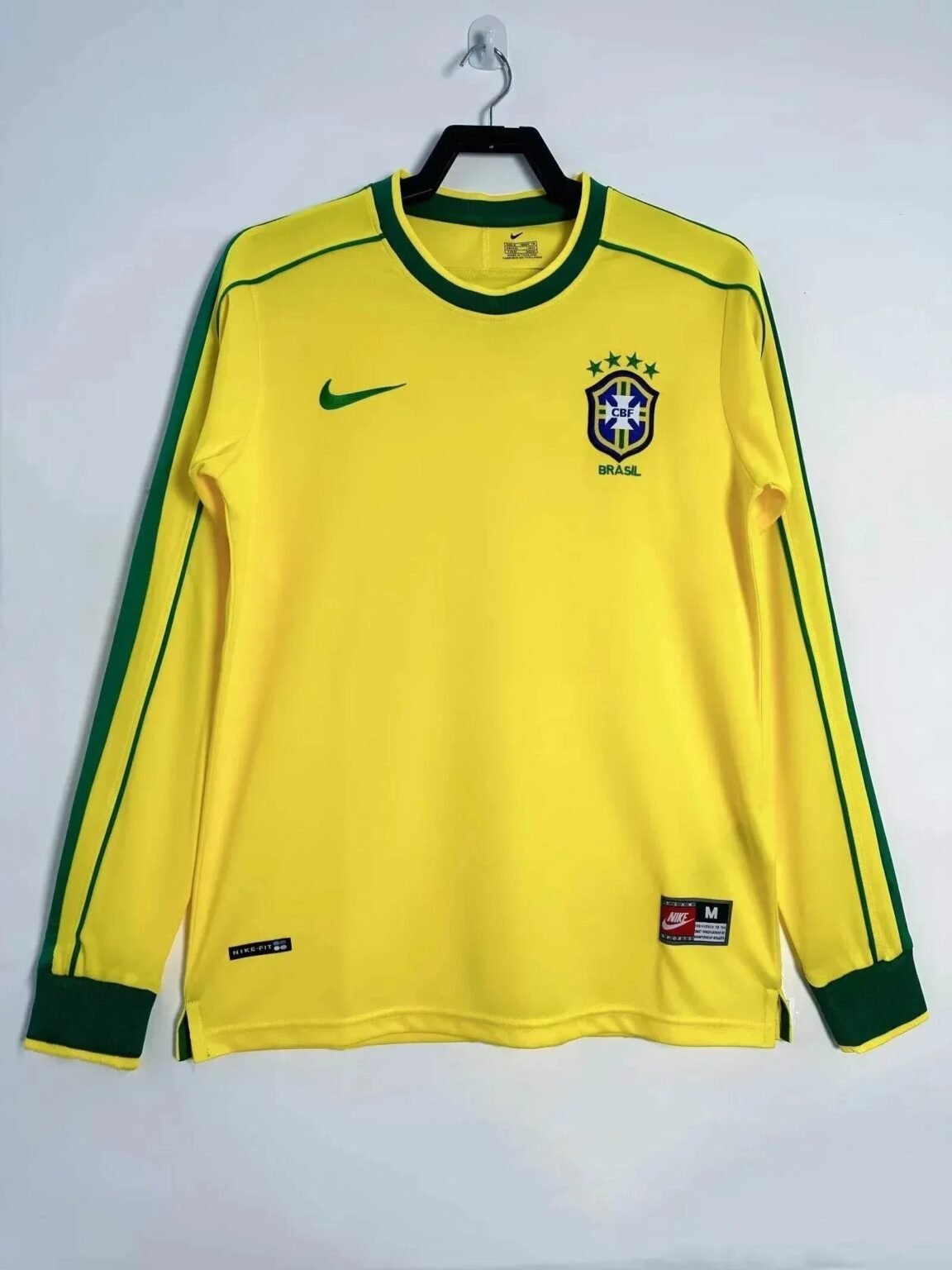 091e3e88_33b46815-cf5c-47c4-8408-42058ca43a13 CAMISETA BRASIL I 98 HOMBRE MANGA LARGA (RETRO) - Zona Camisetas