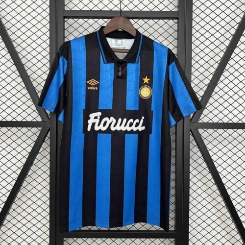CAMISETA INTER DE MILAN I 92/94 HOMBRE (RETRO) - Zona Camisetas