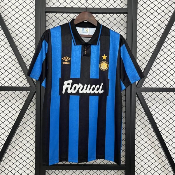 CAMISETA INTER DE MILAN I 92/94 HOMBRE (RETRO) - Zona Camisetas