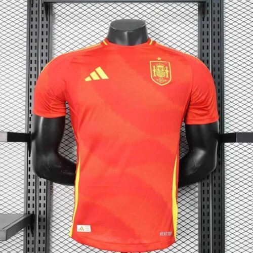 CAMISETA ESPAÑA I EURO 2024 HOMBRE (VERSIÓN JUGADOR) - Zona Camisetas