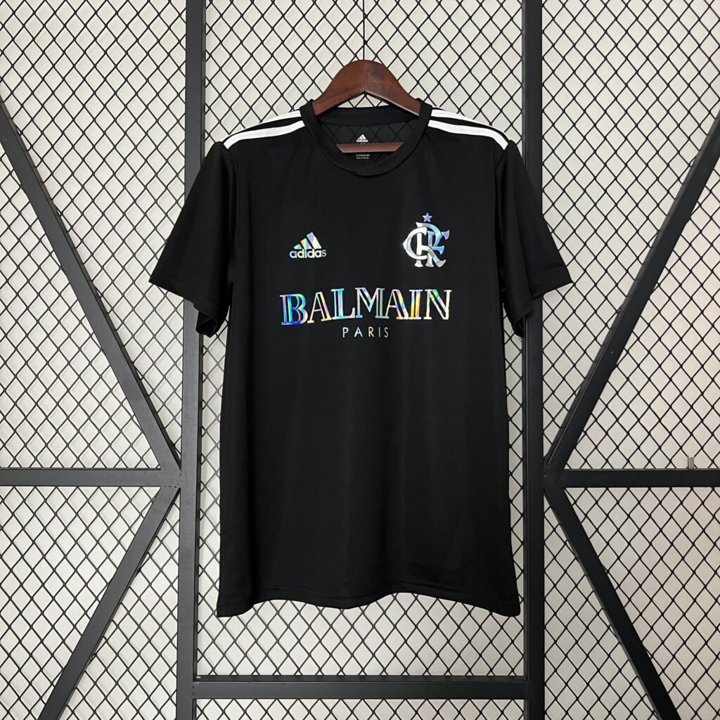 CAMISETA FLAMENGO EDICIÓN LIMITADA BALMAIN PARIS BLACK 24/25 HOMBRE - Zona Camisetas