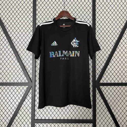 CAMISETA FLAMENGO EDICIÓN LIMITADA BALMAIN PARIS BLACK 24/25 HOMBRE - Zona Camisetas
