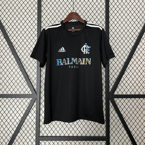 CAMISETA FLAMENGO EDICIÓN LIMITADA BALMAIN PARIS BLACK 24/25 HOMBRE - Zona Camisetas