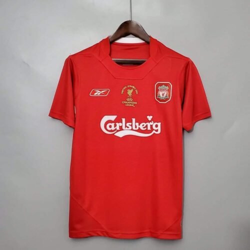 CAMISETA LIVERPOOL I 2005 LIGA DE CAMPEONES HOMBRE (RETRO) - Zona Camisetas