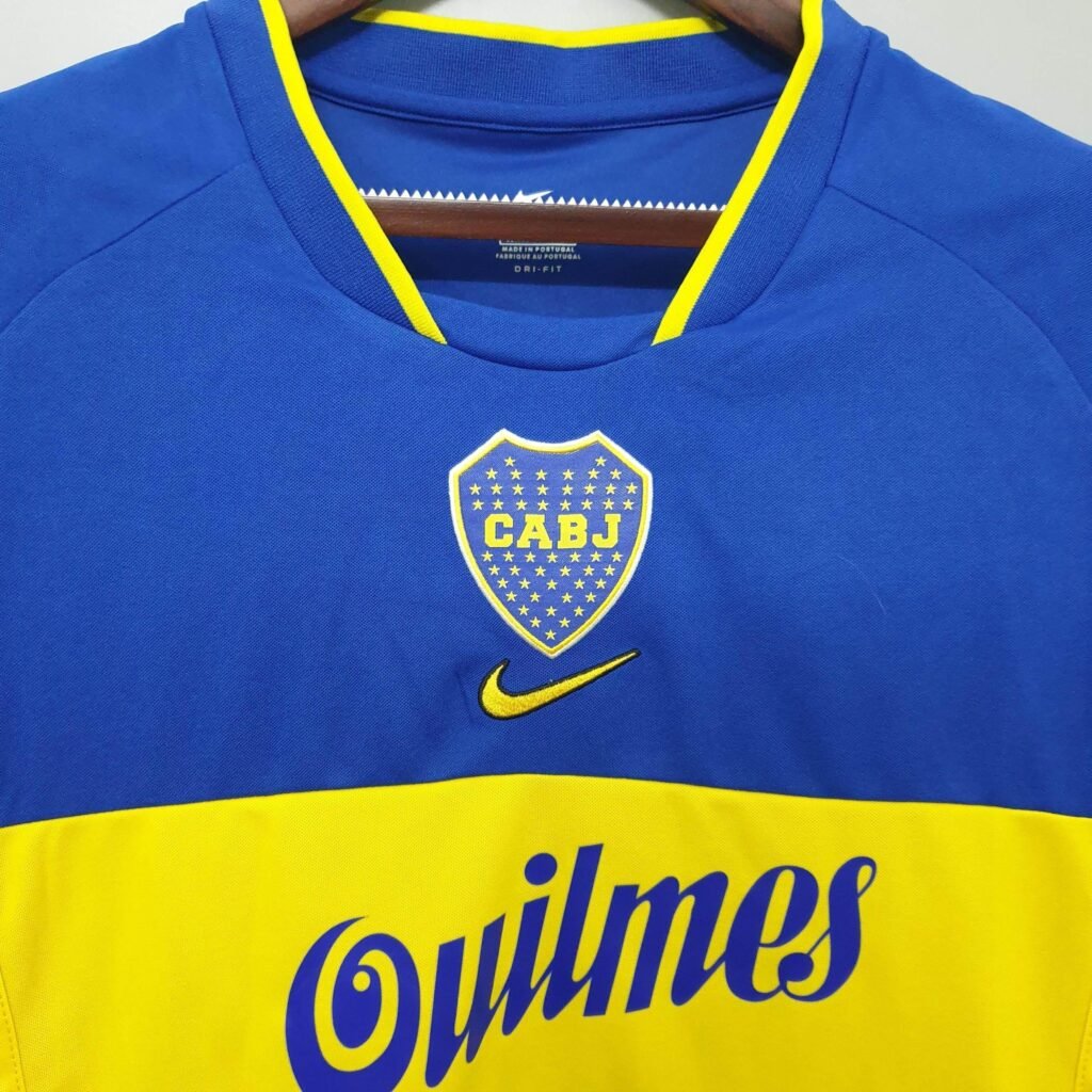 21849c33 CAMISETA BOCA JUNIORS 2001 HOMBRE (RETRO) - Zona Camisetas