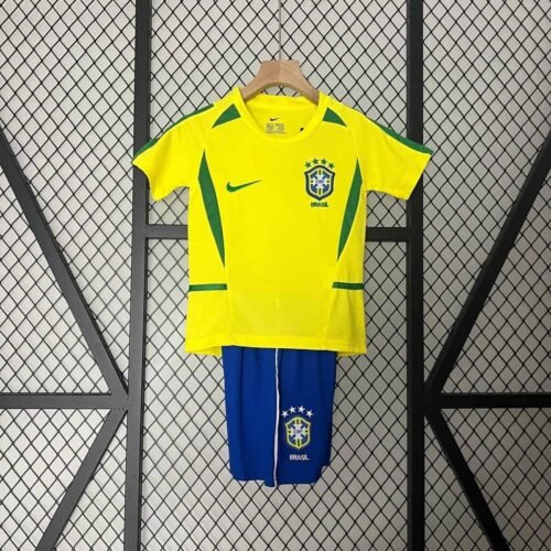 CAMISETA BRASIL I 2002 CONJUNTO INFANTIL - Zona Camisetas