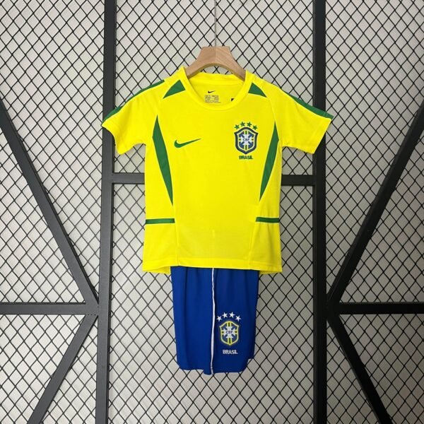 CAMISETA BRASIL I 2002 CONJUNTO INFANTIL - Zona Camisetas