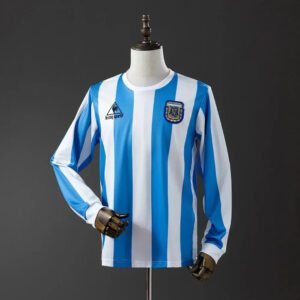 CAMISETA ARGENTINA 1986 HOMBRE MANGA LARGA (RETRO) - Zona Camisetas