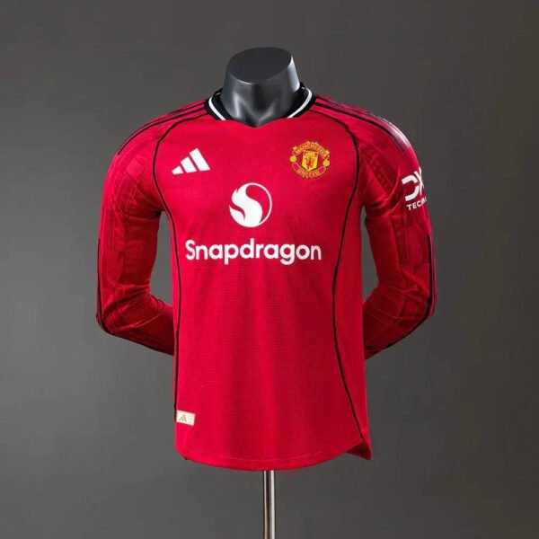 CAMISETA MANCHESTER UNITED I 25/26 MANGA LARGA HOMBRE (VERSIÓN JUGADOR) - Zona Camisetas
