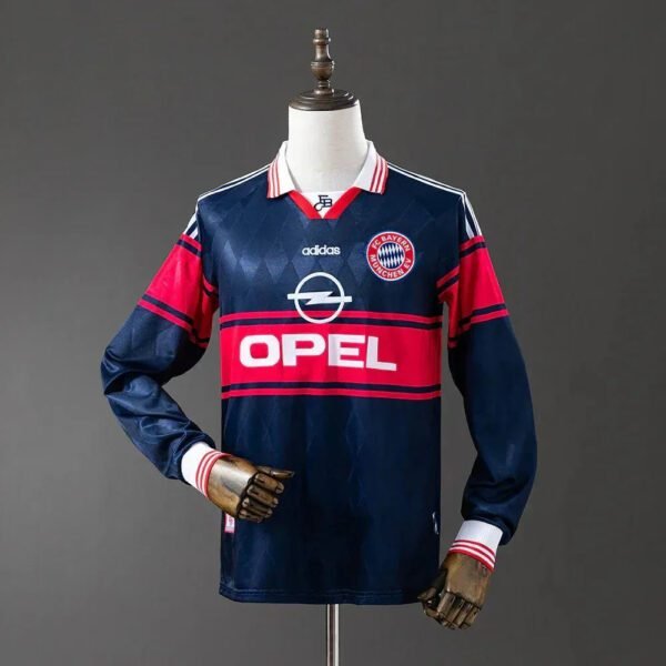 CAMISETA BAYERN DE MUNICH 97/99 MANGA LARGA HOMBRE (RETRO) - Zona Camisetas