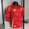 CAMISETA ESPAÑA I EURO 2024 MANGA LARGA HOMBRE (VERSIÓN JUGADOR) - Zona Camisetas
