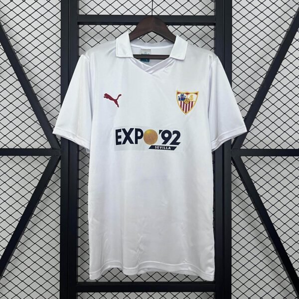 CAMISETA SEVILLA I 87/90 HOMBRE (RETRO) - Zona Camisetas