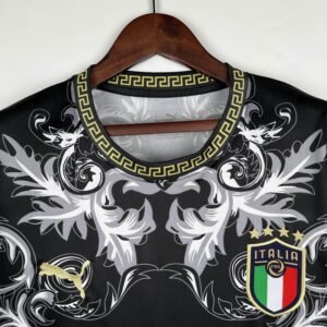 CAMISETA ITALIA EDICIÓN ESPECIAL BLACK 2024 HOMBRE (VERSIÓN FAN) - Zona Camisetas