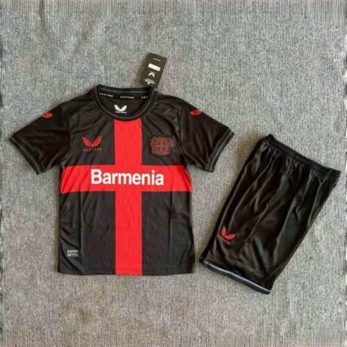 CAMISETA BAYER LEVERKUSEN I 23/24 CONJUNTO INFANTIL - ZonaCamisetas