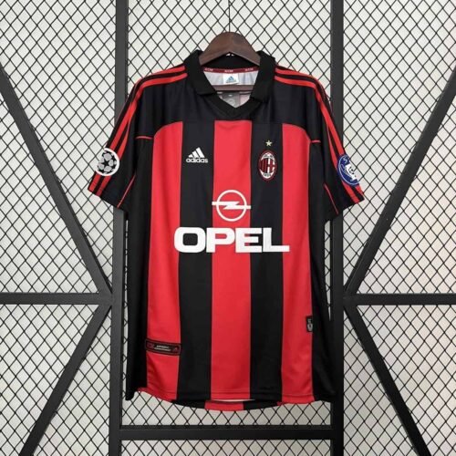 CAMISETA AC MILAN I 00/01 HOMBRE (RETRO) - Zona Camisetas