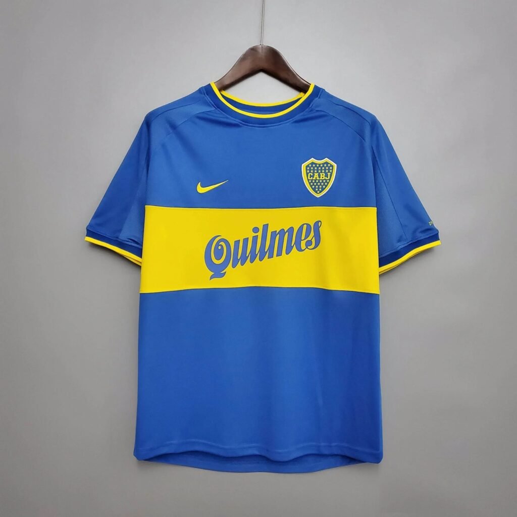 CAMISETA BOCA JUNIORS 99/20 HOMBRE (RETRO) - Zona Camisetas