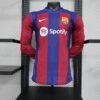 555082f2 CAMISETA BARCELONA I 23/24 HOMBRE (MANGA LARGA) VERSIÓN JUGADOR