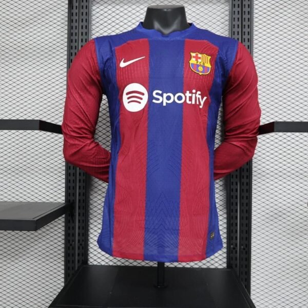 CAMISETA BARCELONA  I 23/24 HOMBRE (MANGA LARGA) VERSIÓN JUGADOR