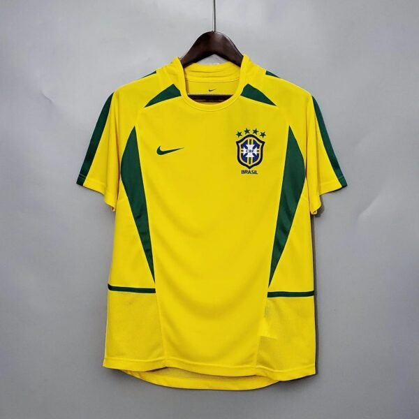 CAMISETA BRASIL I 2002 HOMBRE (RETRO) - Zona Camisetas