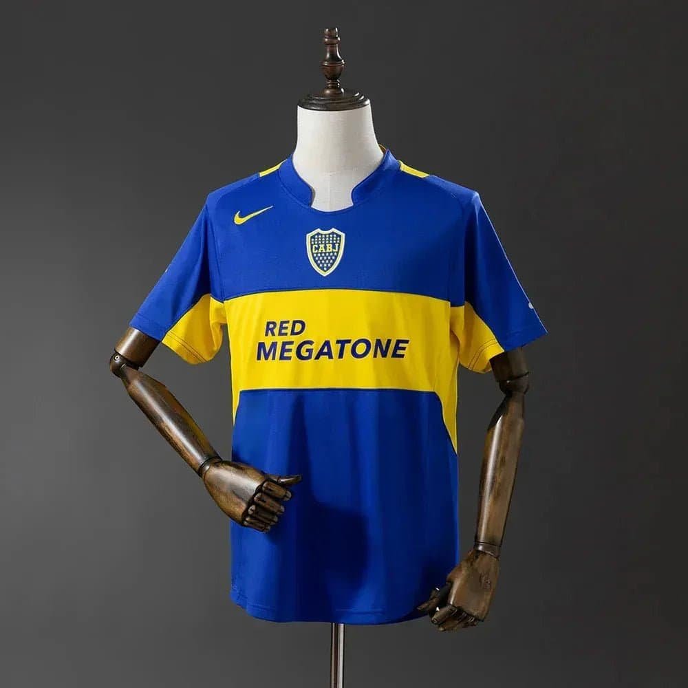 CAMISETA BOCA JUNIORS 04/05 HOMBRE (RETRO) - Zona Camisetas
