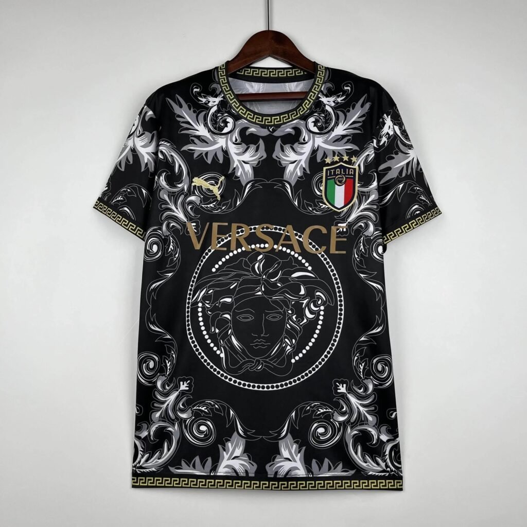 CAMISETA ITALIA EDICIÓN ESPECIAL BLACK 2024 HOMBRE (VERSIÓN FAN) - Zona Camisetas