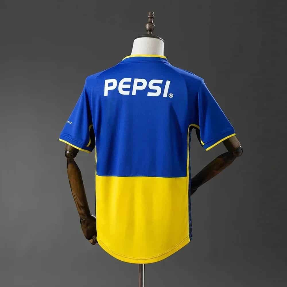 CAMISETA BOCA JUNIORS 02/03 HOMBRE (RETRO) - Zona Camisetas