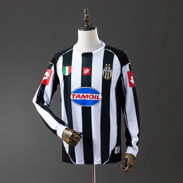 CAMISETA JUVENTUS I 02/03 HOMBRE MANGA LARGA (RETRO) - Zona Camisetas