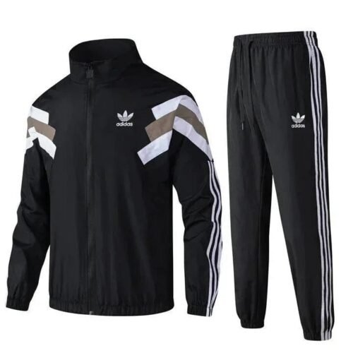 CONJUNTO LARGO ADIDAS BLACK l HOMBRE - Zona Camisetas