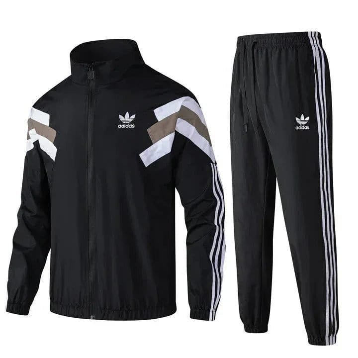 CONJUNTO LARGO ADIDAS BLACK l HOMBRE - Zona Camisetas