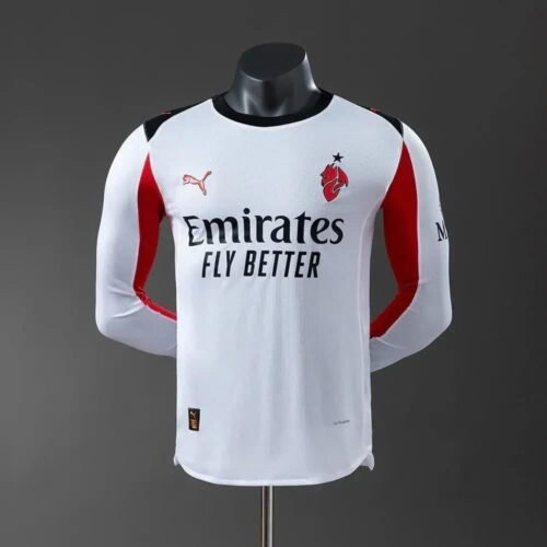 6b6be7cd CAMISETA AC MILAN II 25/26 MANGA LARGA HOMBRE (VERSIÓN JUGADOR) - Zona Camisetas